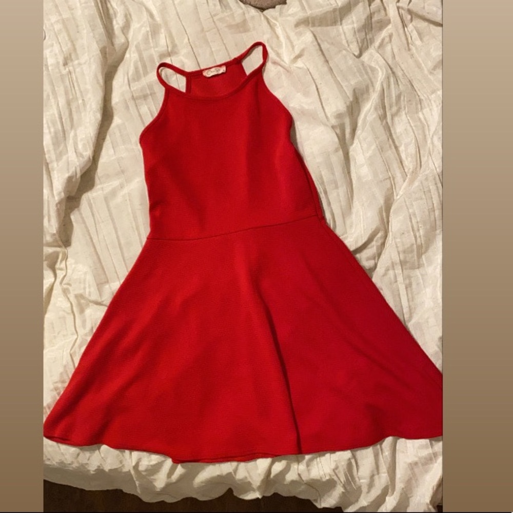 Red Skater Dress